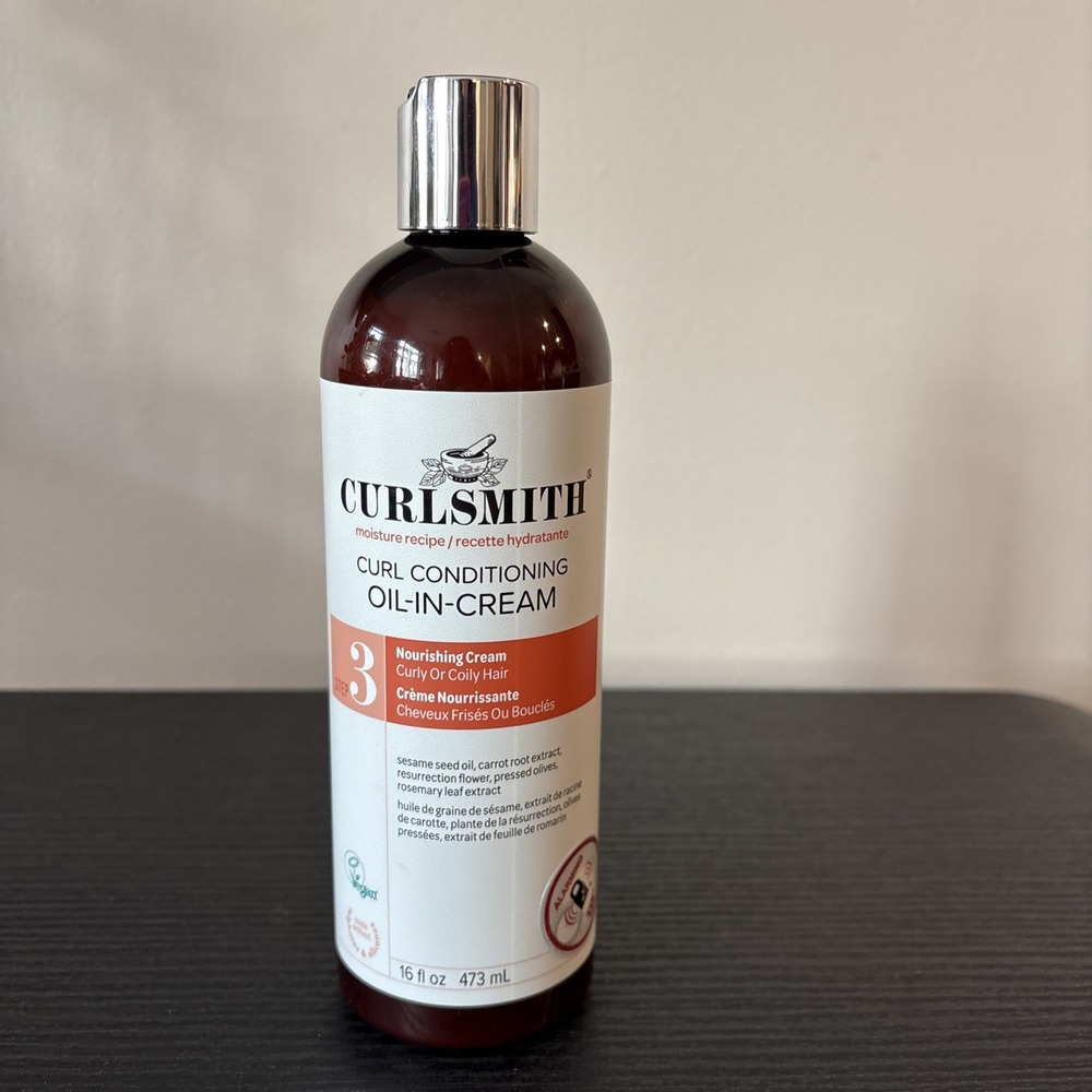 CURLSMITH Curl Conditioning Oil-in-Cream Leave In Curly /Coily Hair - 16 oz.